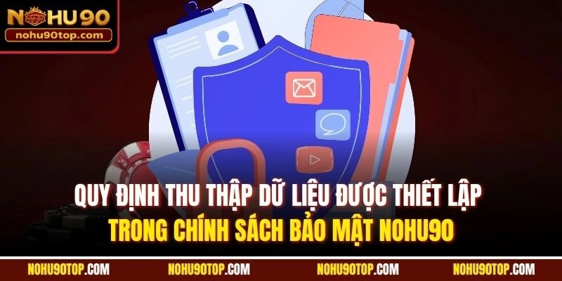 Quy định thu thập dữ liệu được thiết lập trong chính sách bảo mật Nohu90